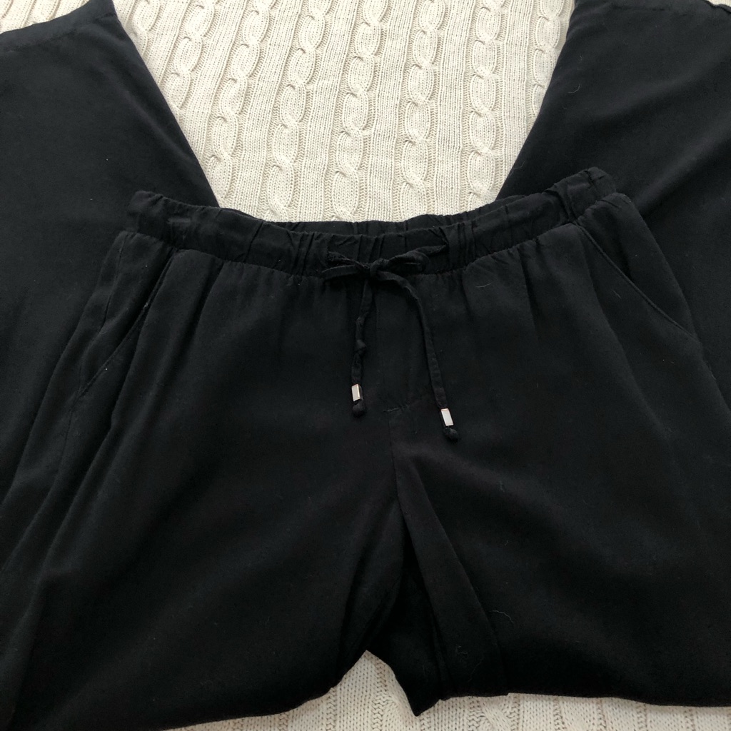 Black Drawstring Pants